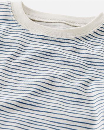Toddler Organic Cotton Pyjamas Set in Stripes, 