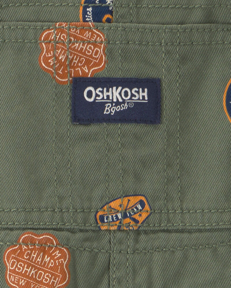 Baby Patch Logo Overalls - Green, image 3 of 4 slides