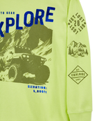 Kid Explore Truck Thermal Graphic Tee, image 2 of 4 slides