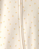 B&eacute;b&eacute; fille - Grenouill&egrave;re ajust&eacute;e &agrave; motif abeille - Ivoire, image 3 sur 4 diapositives