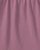 Baby Girl Long-Sleeve Fashion Bodysuit - Purple, image 2 of 3 slides