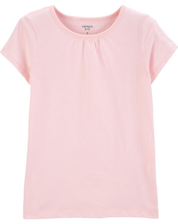 Carter's Kid Girl Ivory/ Pink Cherry Tee