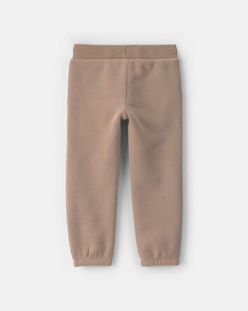 Toddler Girl Fleece Joggers &ndash; Brown, 