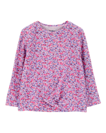 Baby Floral Jersey Long-Sleeve Fashion Top - Floral, 