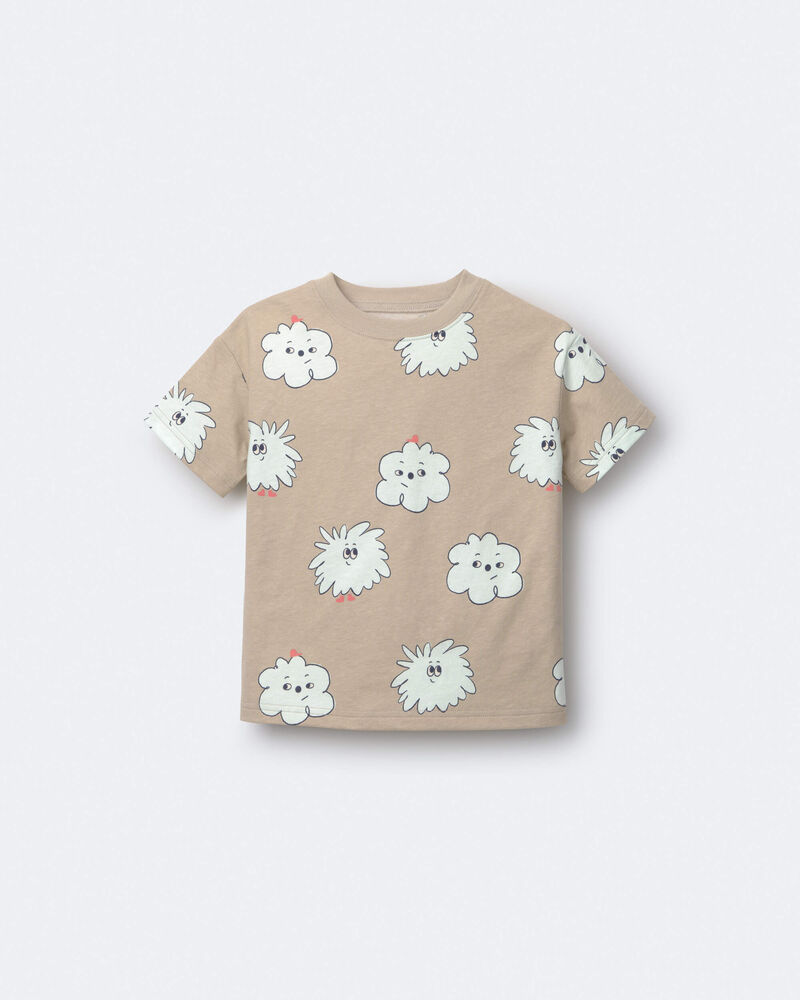 Tout-petit - T-shirt d&eacute;contract&eacute; &agrave; imprim&eacute; Squish - Kaki, image 2 sur 6 diapositives