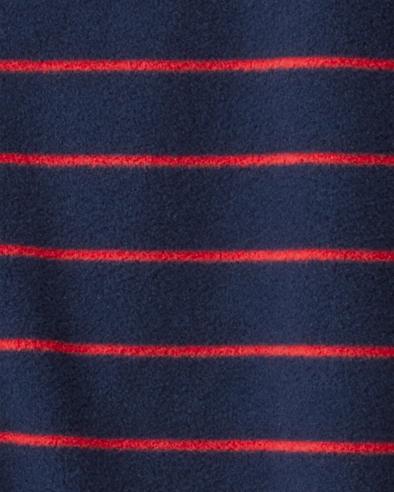 Toddler Boy Striped Loose Fit 1-Piece Pyjamas - Navy, image 2 of 4 slides