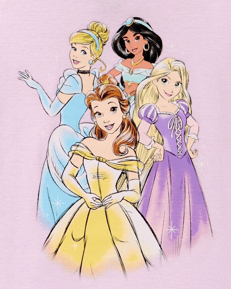 Kid 2-Piece Disney Princess 100% Snug Fit Cotton Pyjamas, image 3 of 4 slides