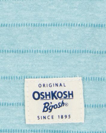 Toddler Striped Textured Tank - Blue, 
