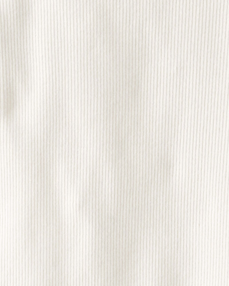 Baby 2-Pack Organic Cotton Rib Mock Neck Bodysuits, image 3 of 4 slides