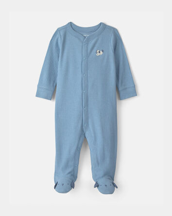 B&eacute;b&eacute; gar&ccedil;on - Grenouill&egrave;re ajust&eacute;e &agrave; motif chien - Bleu, 