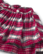 Toddler Girl Organic Cotton Flannel Skirt, image 3 of 4 slides