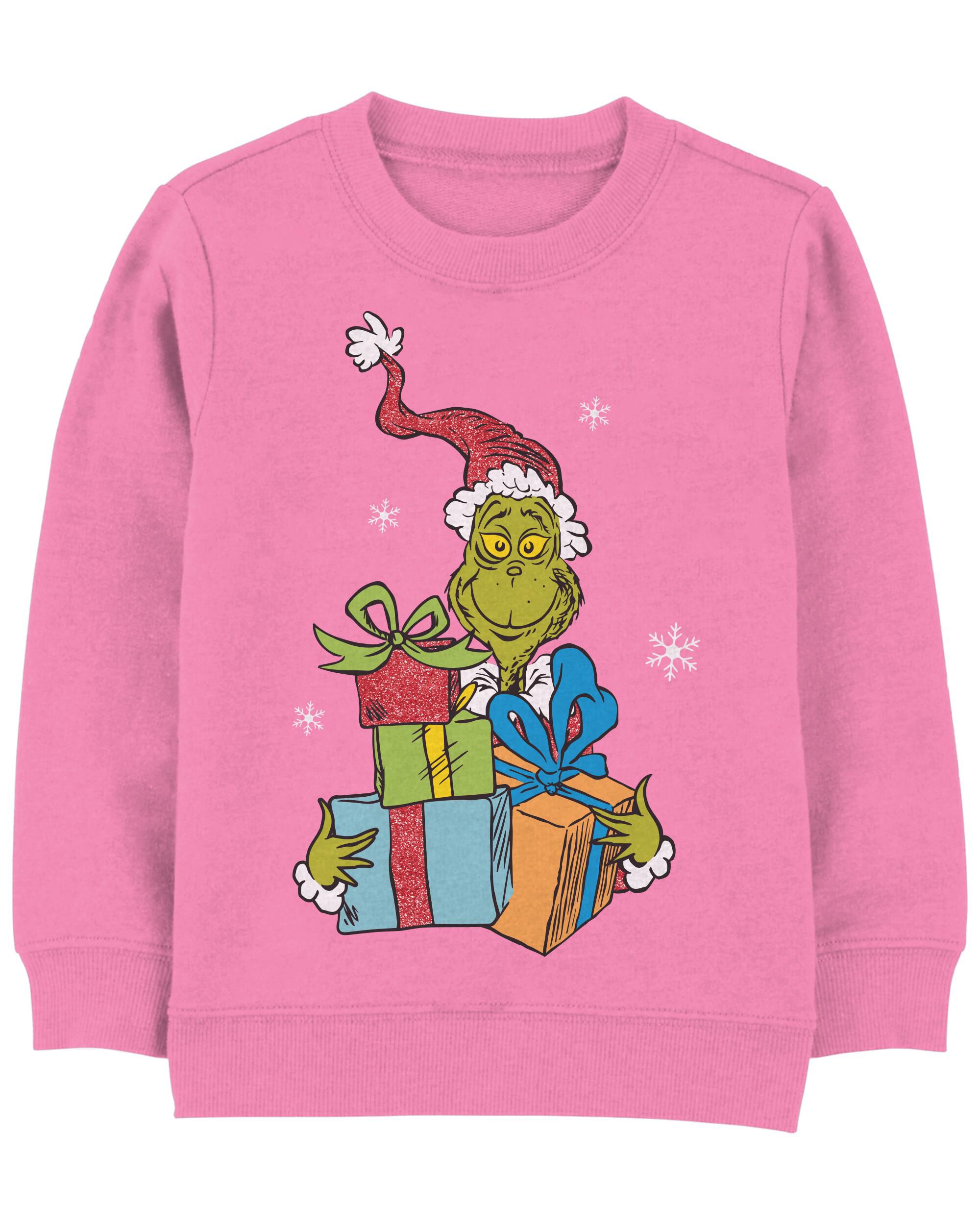 Pink Grinch Christmas Pullover Carter s Oshkosh Canada