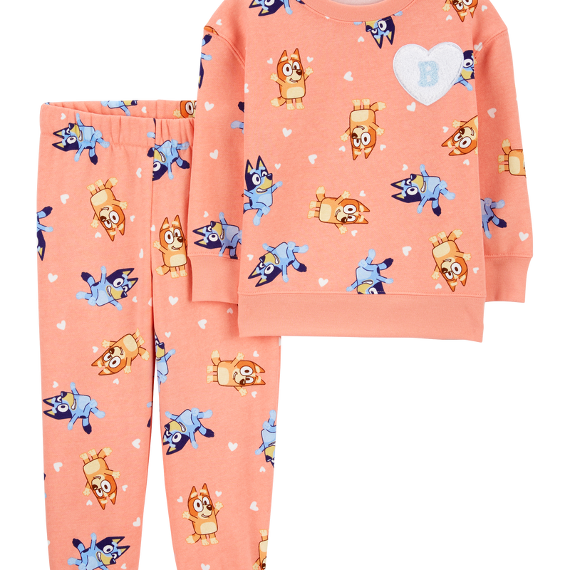 Baby Girls Baby 2 Piece Bluey Sweatshirt Pant Set 24M Carter s