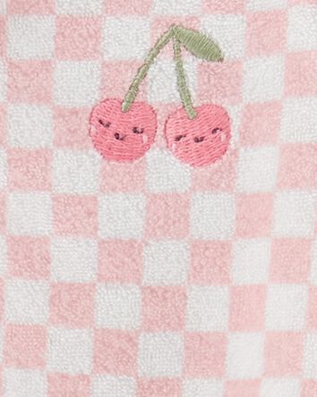 Embroidered Cherry 2-Way Zip Sleeper Pyjamas, 