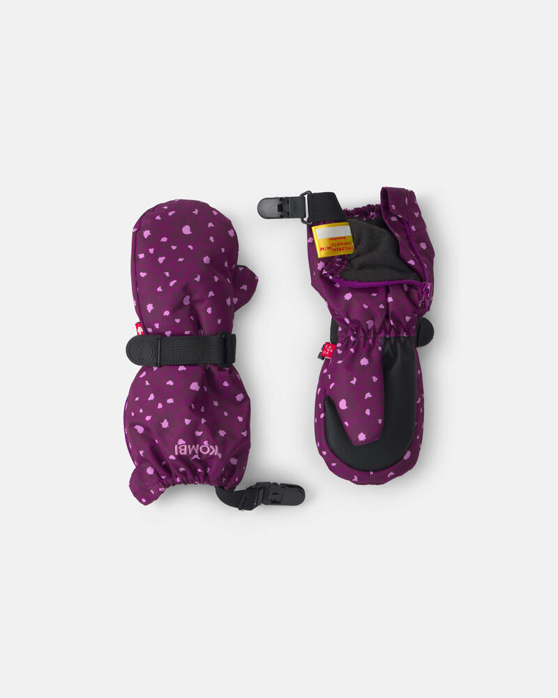 Tout-petit fille - Mitaines Crazy Cariboo Kombi - Mauve, image 2 sur 2 diapositives