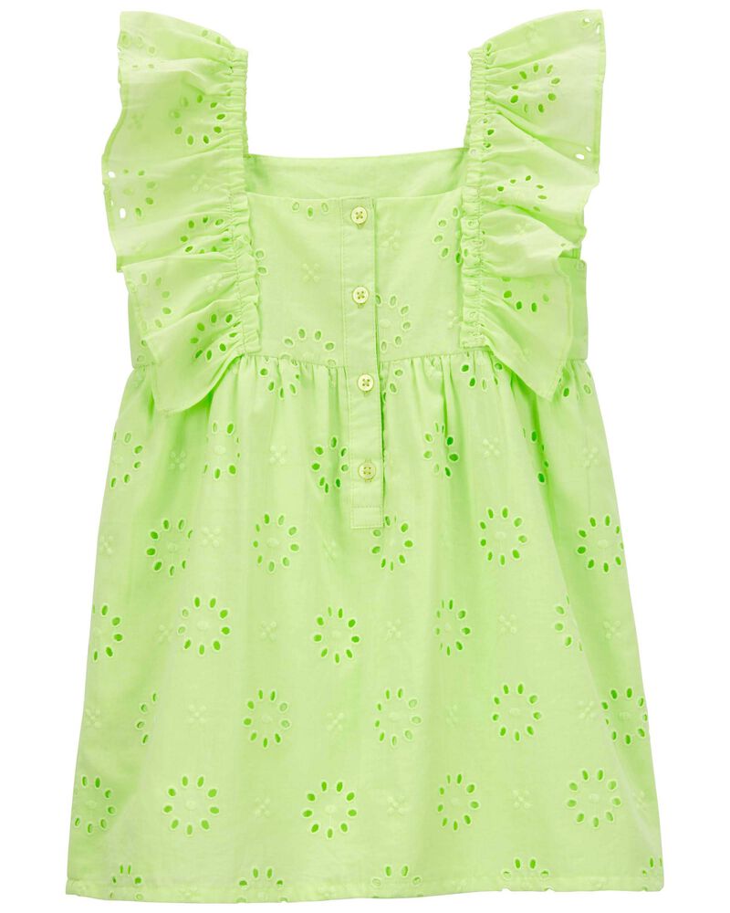 Toddler Eyelet Flutter Top, image 2 of 4 slides