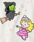 Toddler Girl Wicked Short-Sleeve Graphic Tee - Cream, image 3 of 4 slides