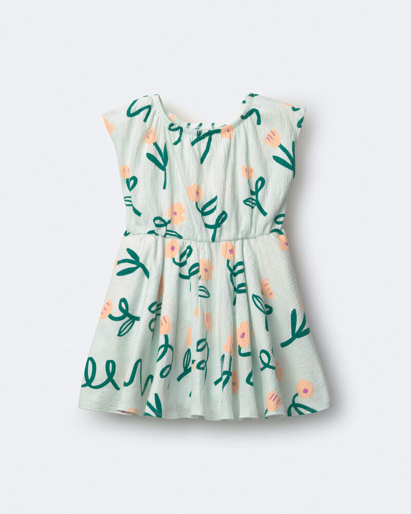 Tout-petit fille - Robe Avenue Twirl&trade; &agrave; imprim&eacute; fleurs - Vert clair, image 2 sur 6 diapositives