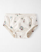 Bébé Robe en jersey bouclette de coton biologique avec imprimé Berry Blossom, image 3 sur 7 diapositives
