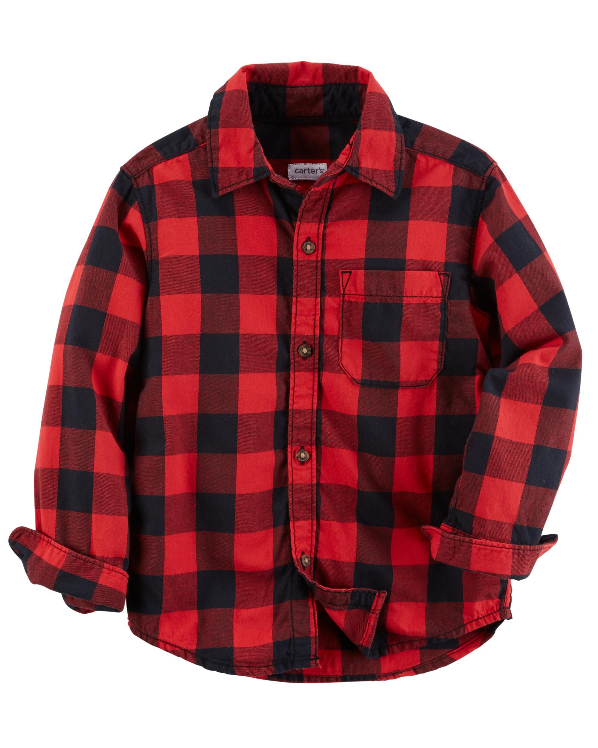 carter's buffalo plaid dress