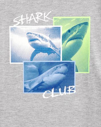 Kid Shark-Print Exclusive Graphic Tee, 