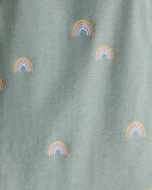Toddler Organic Cotton Pyjamas in Magical Rainbow Print, image 3 of 5 slides