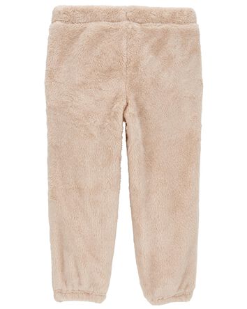 Baby Velour Joggers - Tan, 