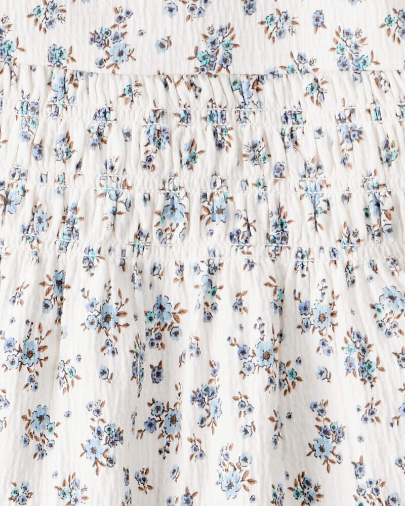 Toddler Girl 2-Piece Organic Cotton Set in BlueMist Bloom Print, image 3 of 4 slides