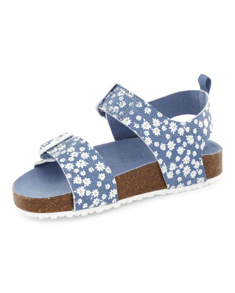 Toddler Daisy Buckle Footbed Sandals, image 6 of 7 slides