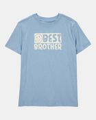 Boys Best Brother Short-Sleeve Graphic Tee - Blue, image 1 of 3 slides