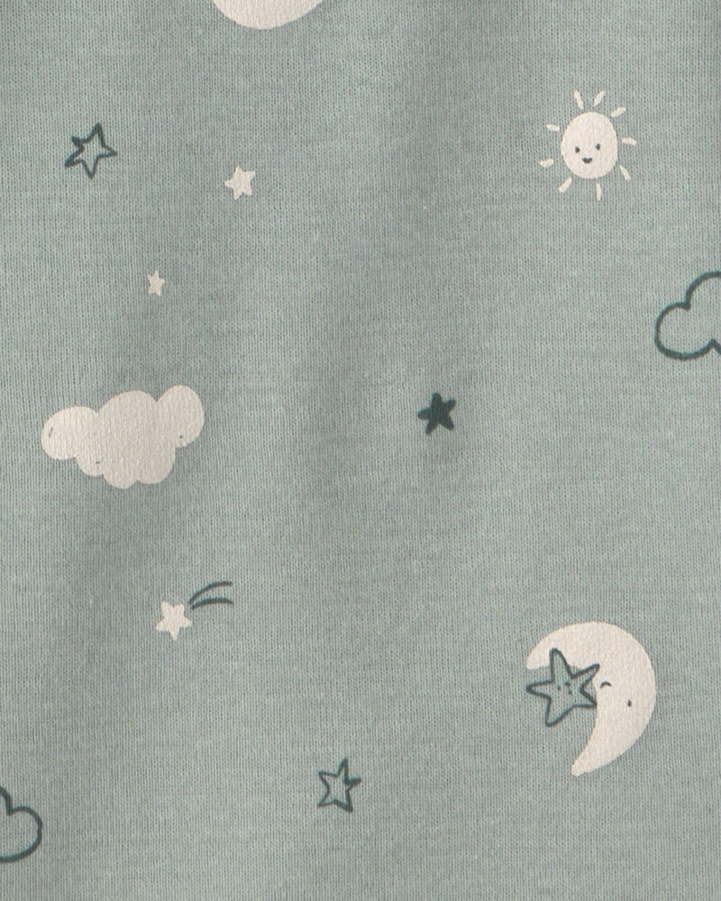 Baby 7-Pack Sheep Short-Sleeve Bodysuits - Green/Grey/Ivory, image 3 of 9 slides