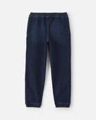 Boys Denim Relaxed Joggers - Dark Wash, image 2 of 4 slides