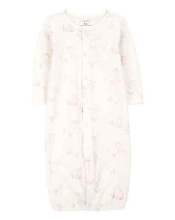 3-Piece Bunny Converter Gown & Cap Set, 