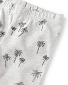 Baby 2-Piece Organic Cotton Pajamas in Palm Trees, image 2 of 4 slides