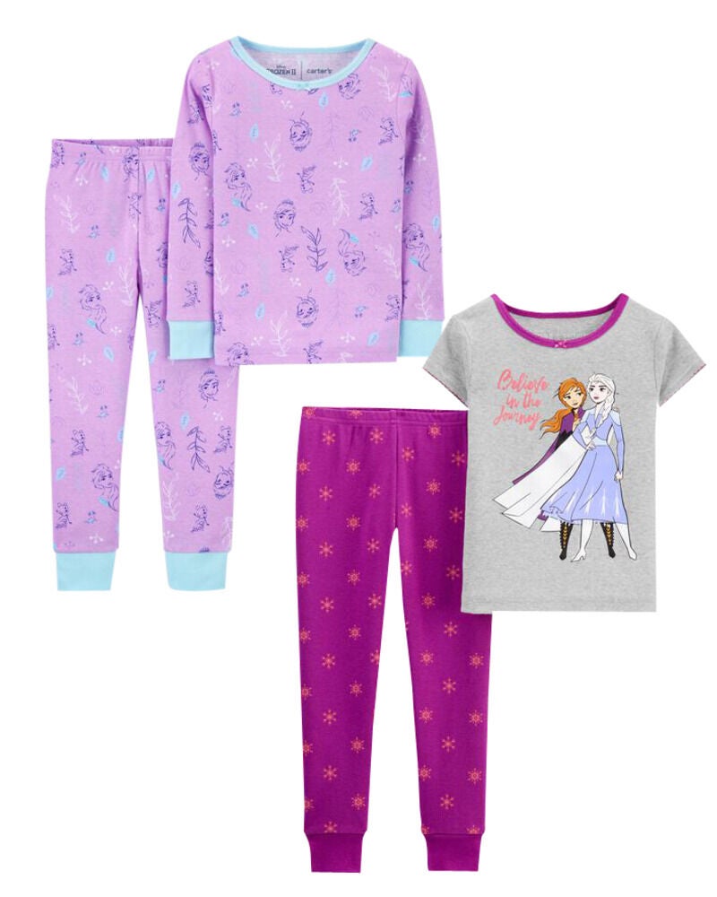 Bundle 4 Piece Frozen 100 Snug Fit Cotton Pyjamas Carter s Oshkosh Canada