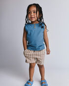 Toddler Henley Tank - Teal, image 1 of 5 slides
