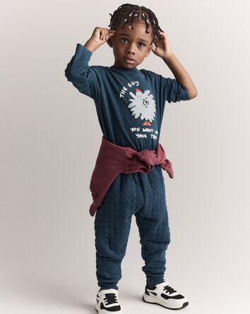 Tout-petit - Pantalon de jogging sans coutures - Sarcelle, 