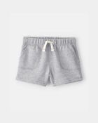 Baby Boy French Terry Shorts - Grey, image 1 of 4 slides