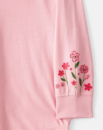 Baby Girl 2-Piece Floral Bodysuit & Pant Set - Pink, 