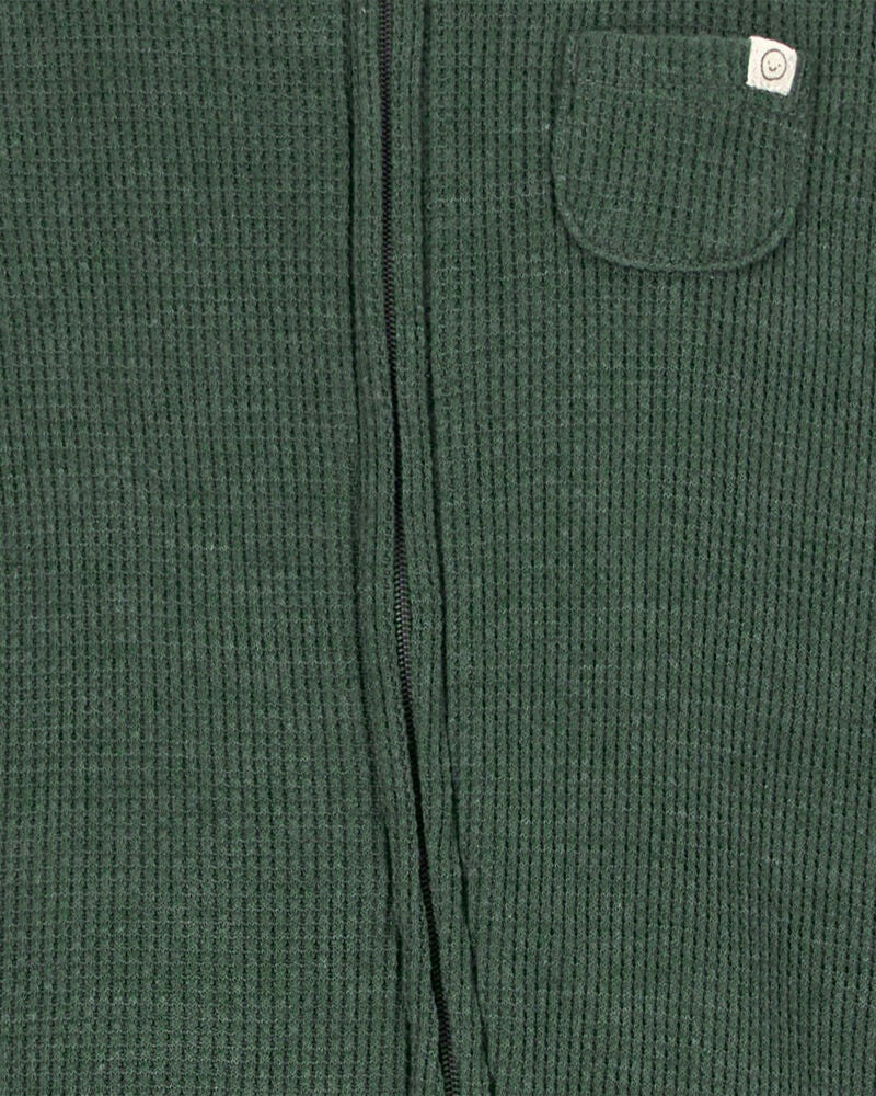 Baby 1-Piece Thermal Textured Footie Pyjamas, image 2 of 4 slides