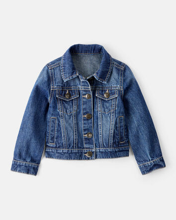 Toddler Girls Basic Denim Jacket, 