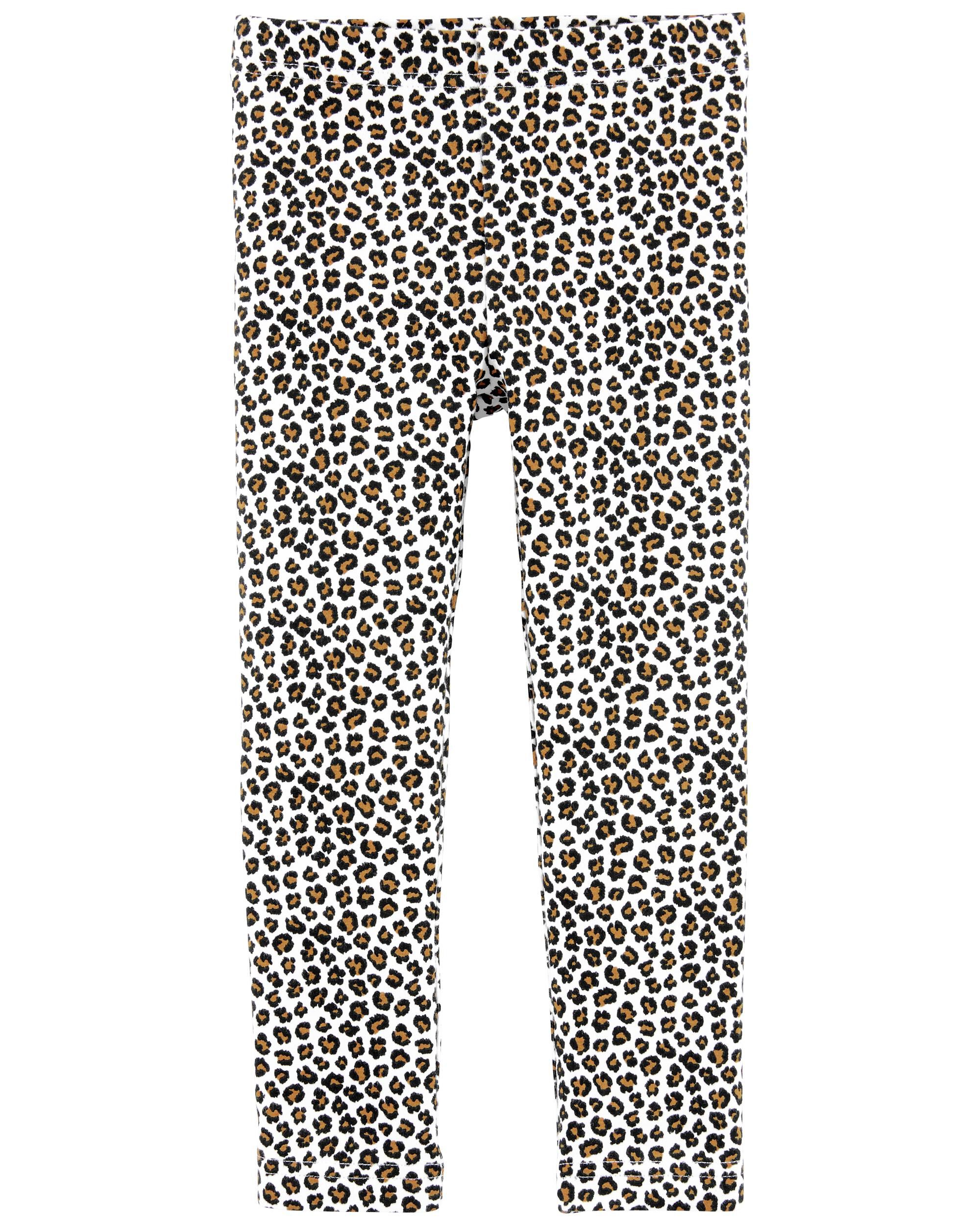 White leopard leggings cheap