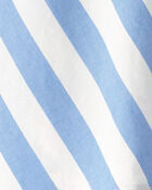 Filles - Jupe-short &agrave; rayures - Bleu/Blanc, image 3 sur 3 diapositives