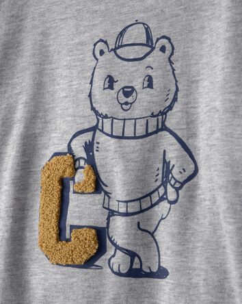 B&eacute;b&eacute; gar&ccedil;on - Varsity Bear T-shirt graphique &agrave; manches longues - gris, 
