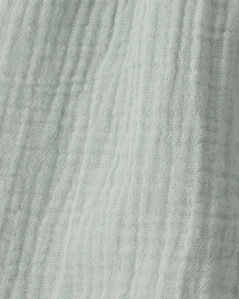 B&eacute;b&eacute; fille - Robe en gaze de coton biologique , image 4 sur 5 diapositives