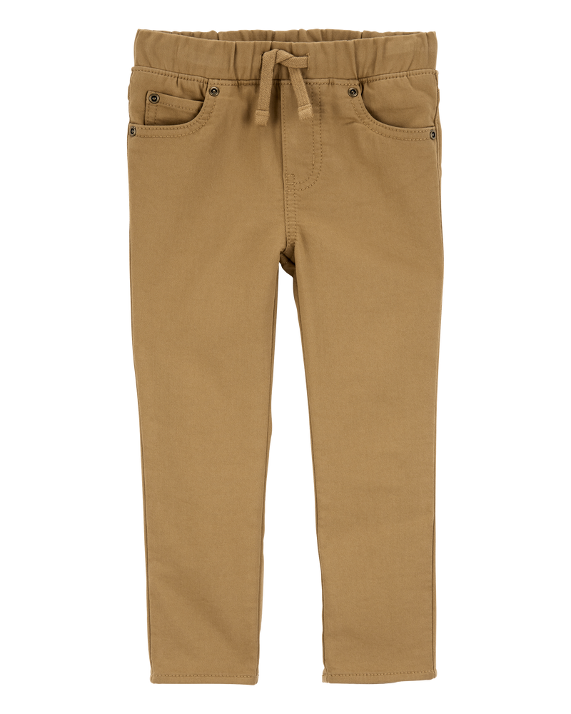 Baby Pull-On Khaki Pants, image 1 of 4 slides