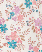 Kid Floral Woven Long-Sleeve Fashion Top - Floral, image 2 of 3 slides