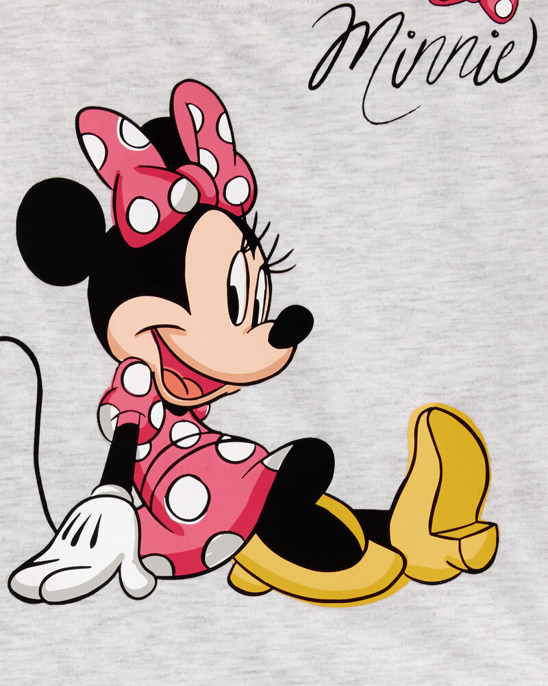 Enfant Pyjama 2 pi&egrave;ces d&eacute;contract&eacute; imprim&eacute; de Minnie Mouse - Gris, image 2 sur 2 diapositives