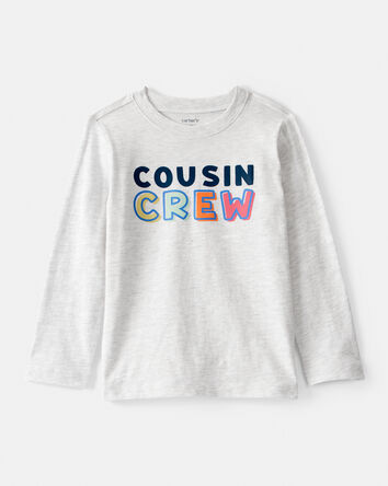 Tout-petit garçon - T-shirt à manches longues avec motif Cousin Crew - Gris, 