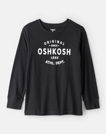 Baby Boy Oshkosh Logo Long-Sleeve Tee - Black, 